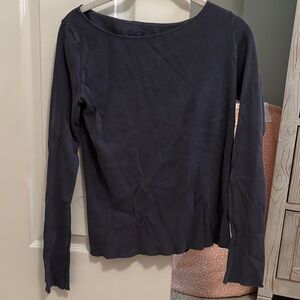 Brandy Melville Dusty Blue Long Sleeve Top
